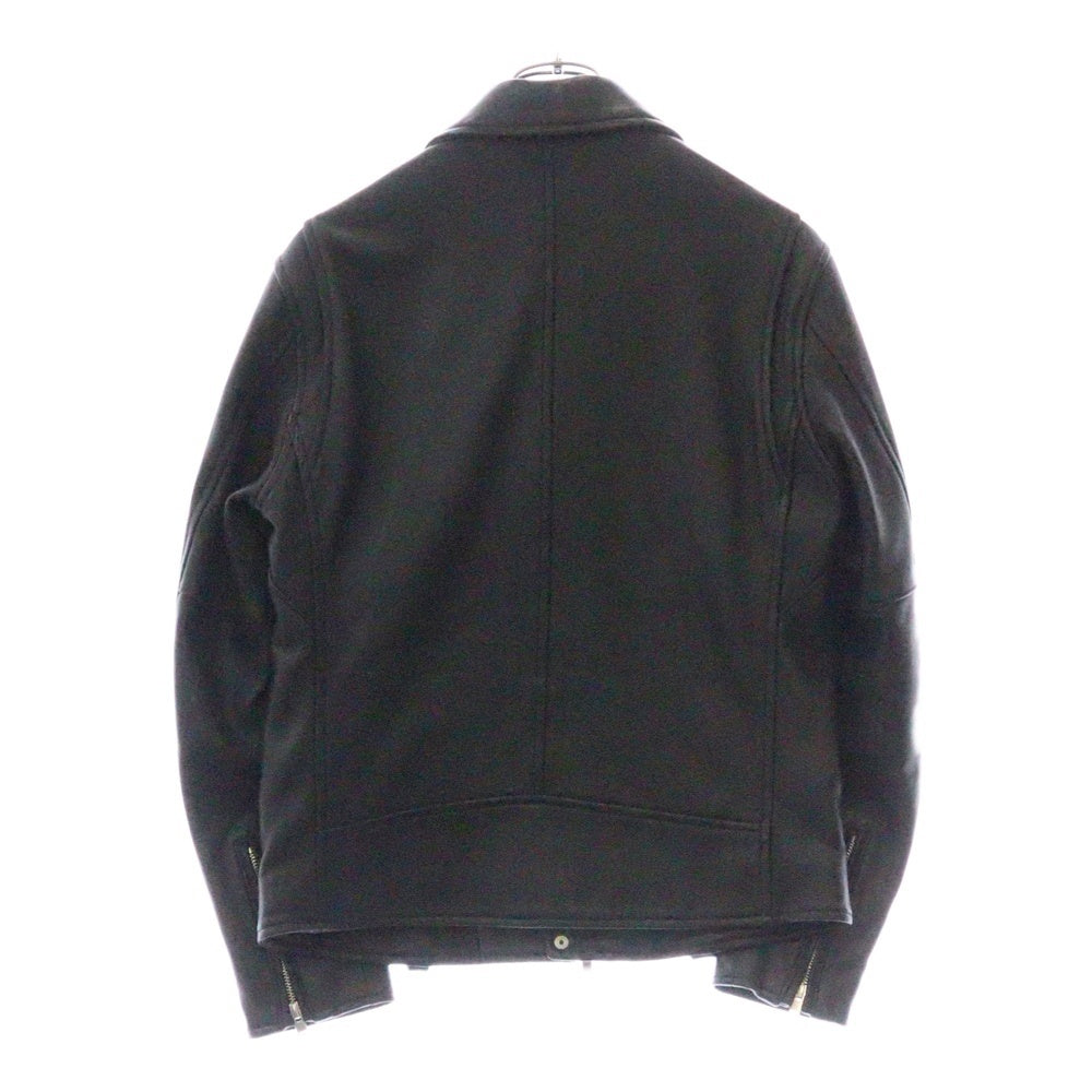 BEAUTY&YOUTH UNITED ARROWS(ビューティーアンドユースユナイテッドアローズ) ラムレザーダブルライダースジャケット ブラック 1225-199-9689
