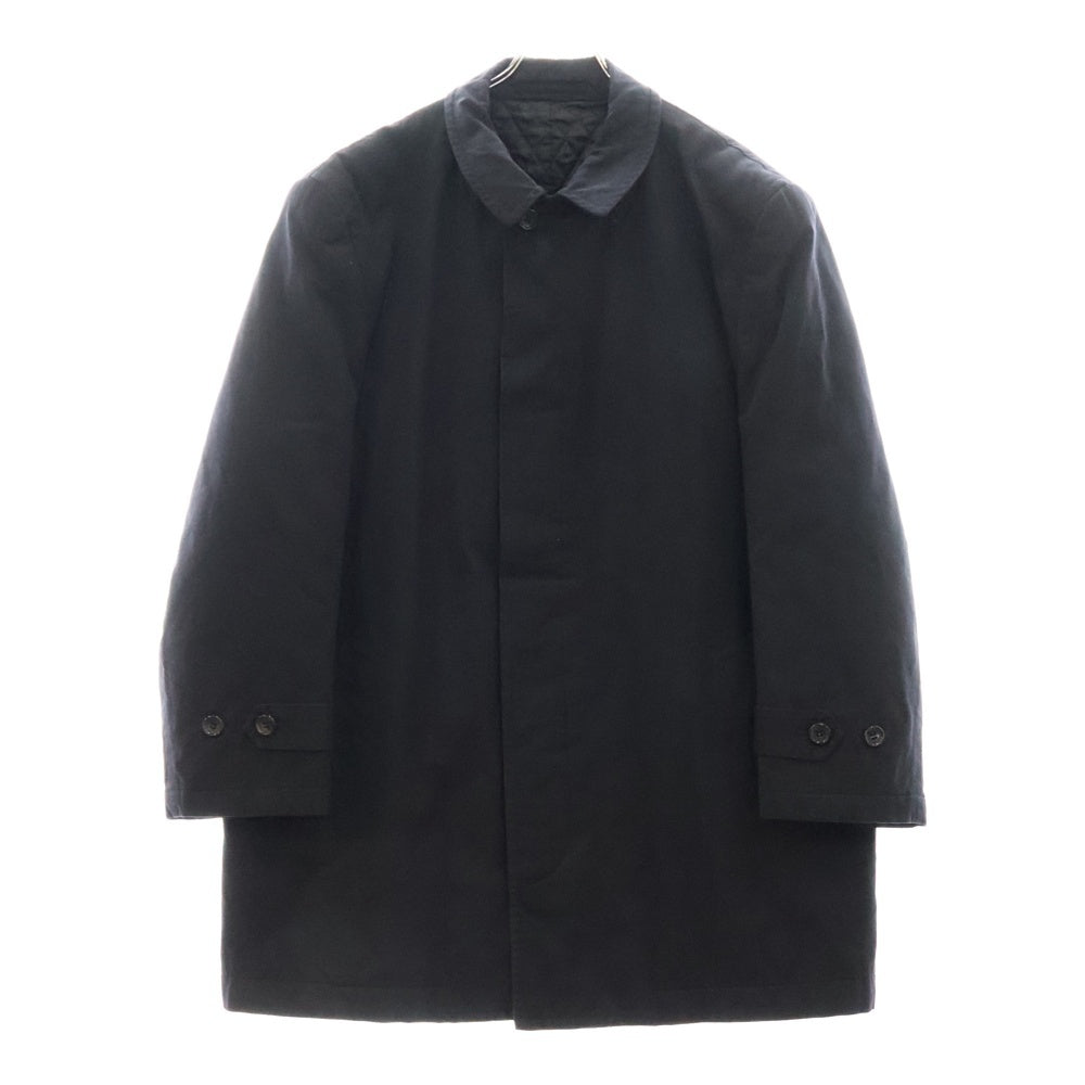 COMME des GARCONS HOMME PLUS(コムデギャルソンオムプリュス) 90S AD1991 キルティングインナーステンカラーコート ネイビー PC050030
