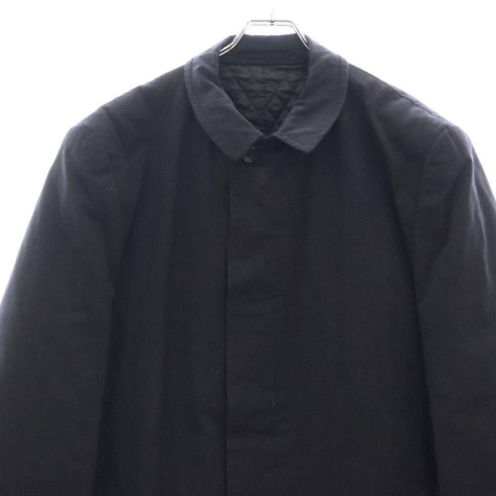 COMME des GARCONS HOMME PLUS(コムデギャルソンオムプリュス) 90S AD1991 キルティングインナーステンカラーコート ネイビー PC050030