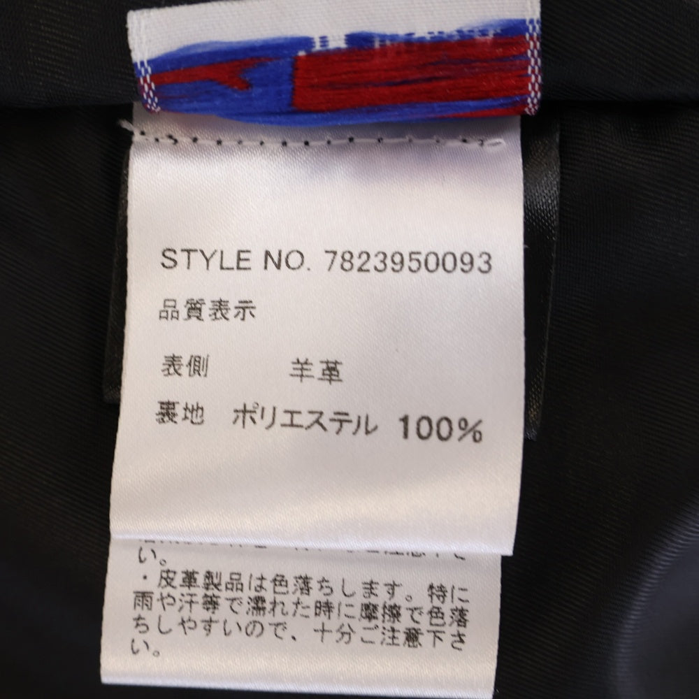 SCHOTT(ショット) 217US SHEEP ONESTAR シープ ワンスター ダブル ライダース ジャケット ブラック 7823950093