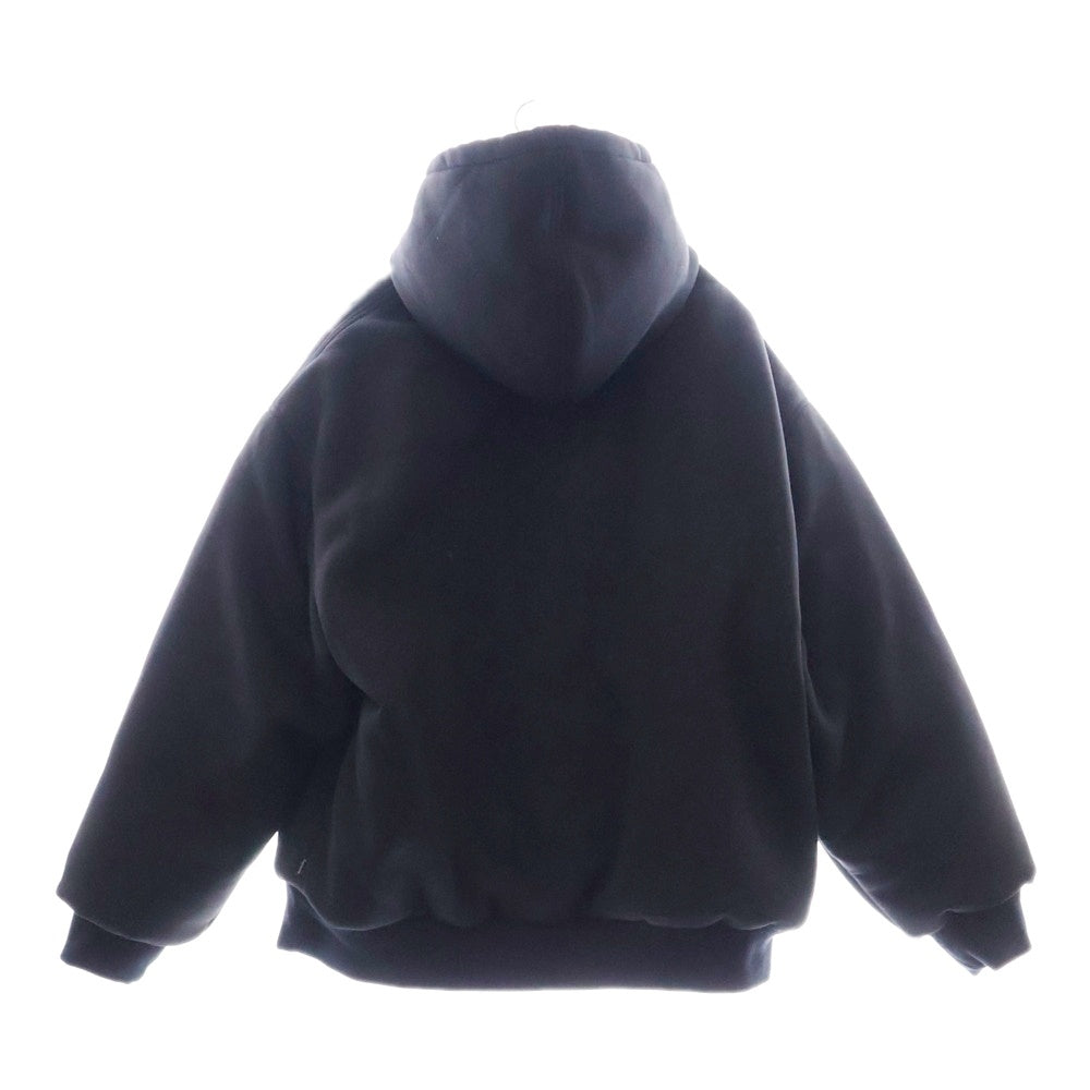 SUPREME(シュプリーム) 24AW×THE NORTH FACE Down Filled Zip Up Hooded Sweatshirt ダウン フィールド ジップアップ フーデッド スウェット ジャケット ブラック NY52400I