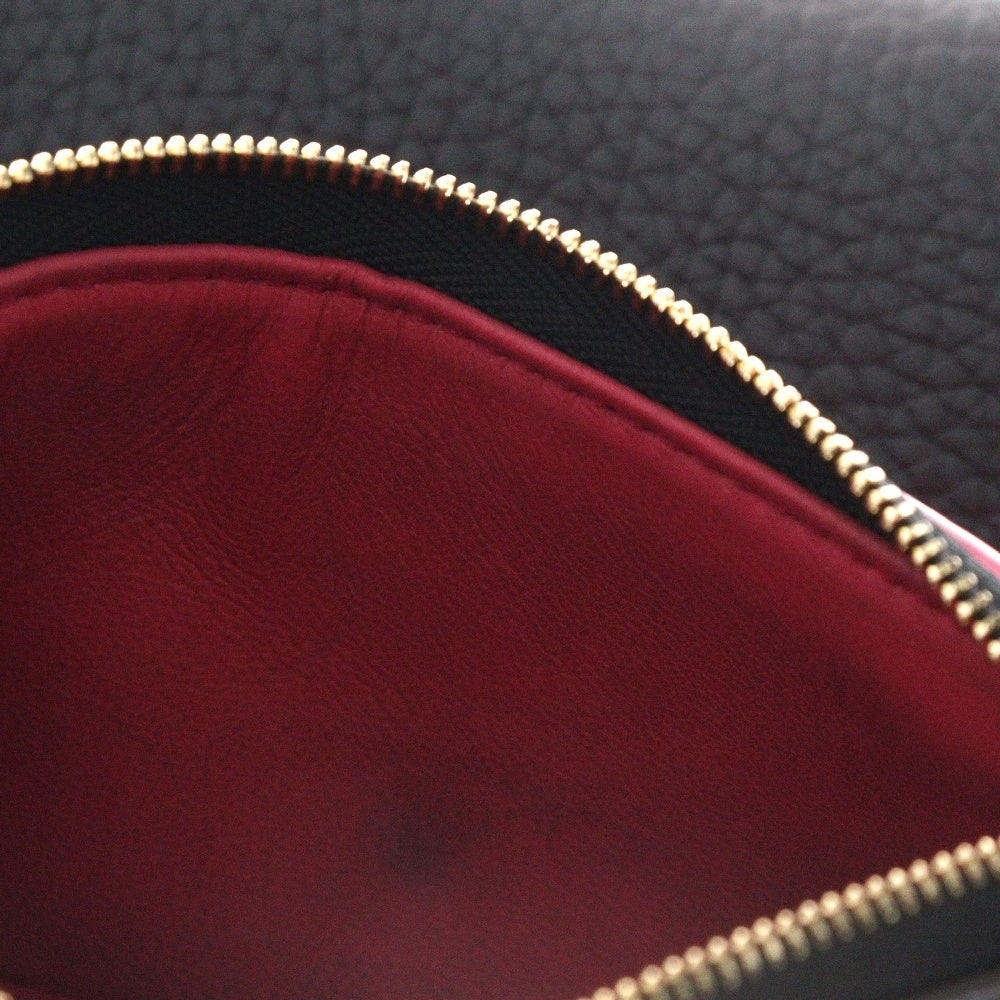 LOUIS VUITTON(ルイヴィトン) ポルトフォイユ・カプシーヌ コンパクトウォレット 三つ折り財布 ブラック/ピンク レディース M62157