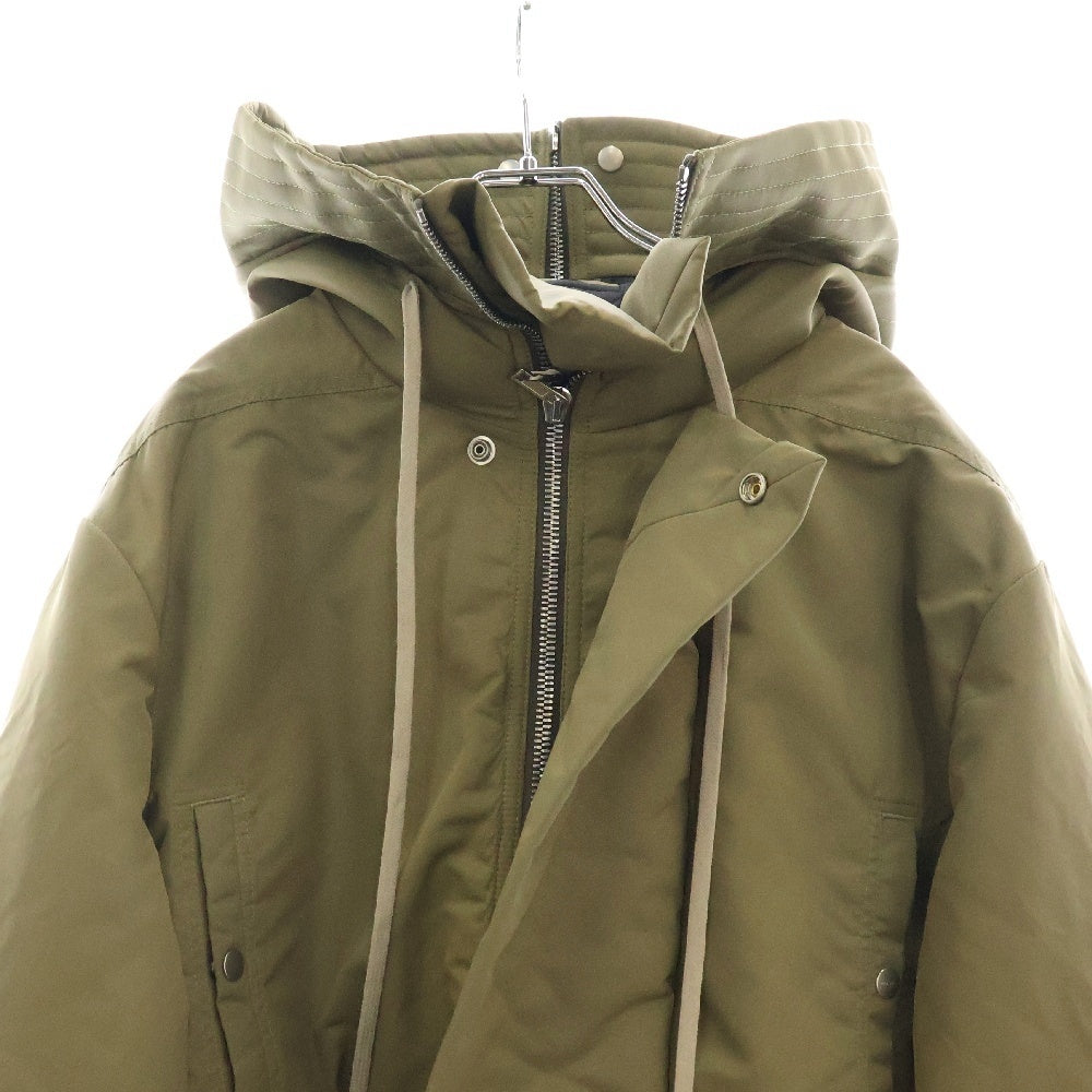 Rick Owens(リックオウエンス) 23AW CROPPED ALICE PARKA JACKET クロップド アリスパーカー ナイロンボンバージャケット カーキ RR02C7713-BR