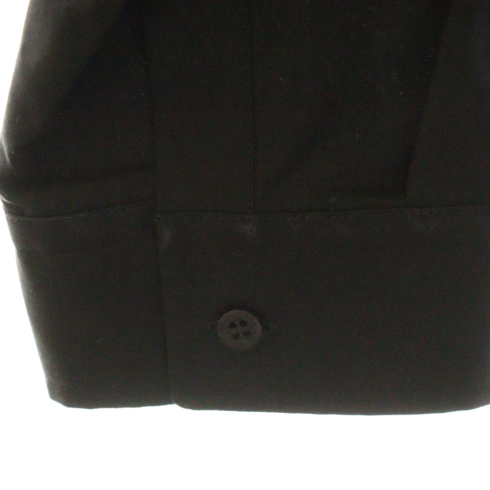 BALENCIAGA(バレンシアガ) Tape L/S Shirt テープロゴ 長袖シャツ ブラック 738760 TNM60