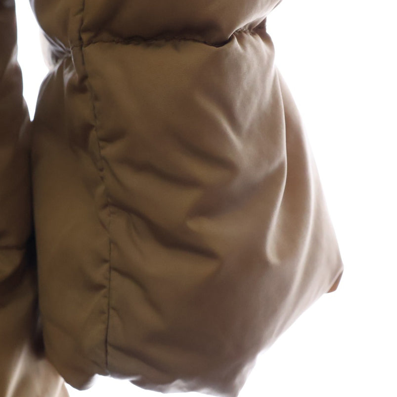 MONCLER(モンクレール) MELINA メリナ ファー付 ジップアップフーデッドダウンコート ジャケット イエロー レディース 49335/91/54155
