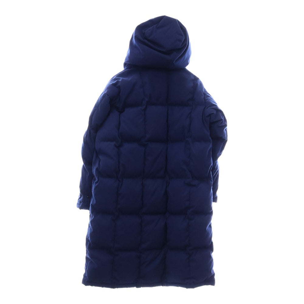 THE NORTH FACE(ザノースフェイス) フード付 ジップアップ中綿ダウンコート ブルー レディース ND-2203