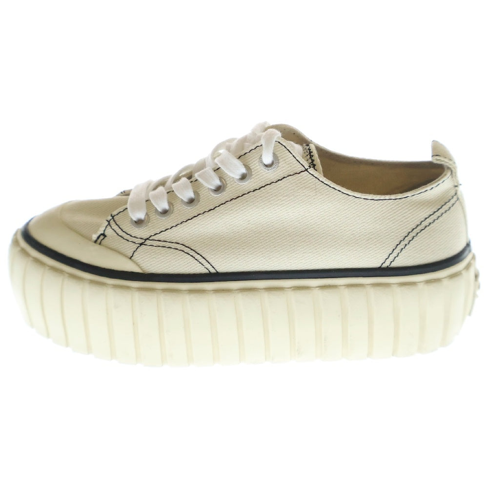 DIESEL(ディーゼル) S-HANAMI LOW X キャンバス ローカットスニーカー アイボリー レディース US6/23cm Y02828 PS416
