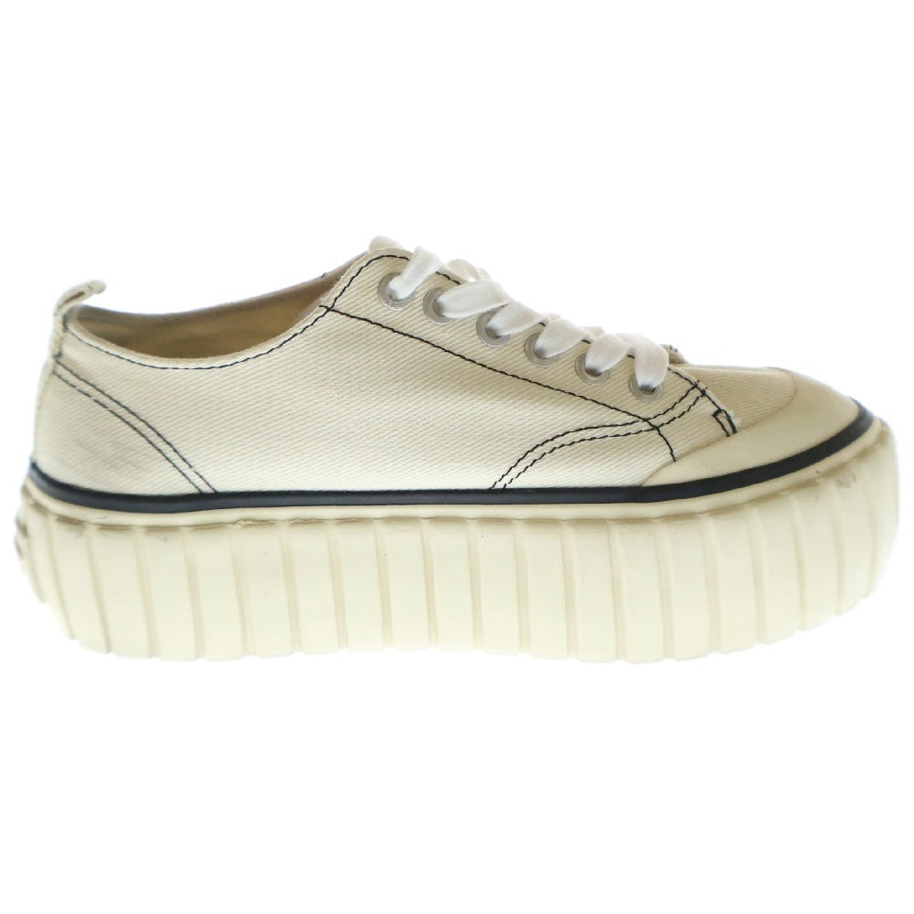 DIESEL(ディーゼル) S-HANAMI LOW X キャンバス ローカットスニーカー アイボリー レディース US6/23cm Y02828 PS416
