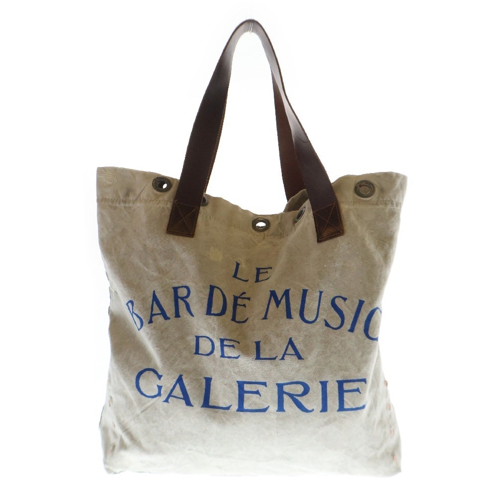 GALLERY DEPT.(ギャラリーデプト) 24AW TOOL TOTE CANVAS BAG ツールトート キャンバスバッグ ステンシルプリント ハンドバッグ グレー TT-9270