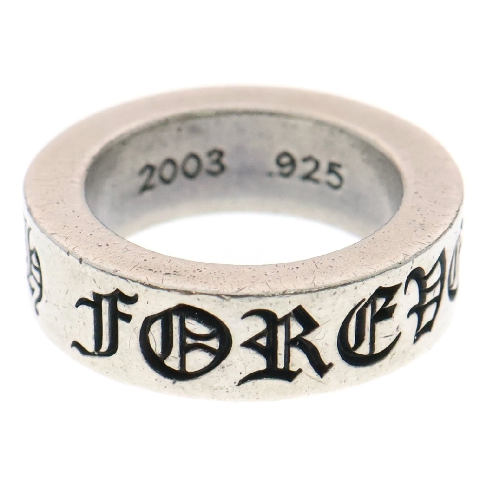 CHROME HEARTS(クロムハーツ) 6mm SPACER FOREVER 6mmスペーサーリング フォーエバーシルバー BCA337