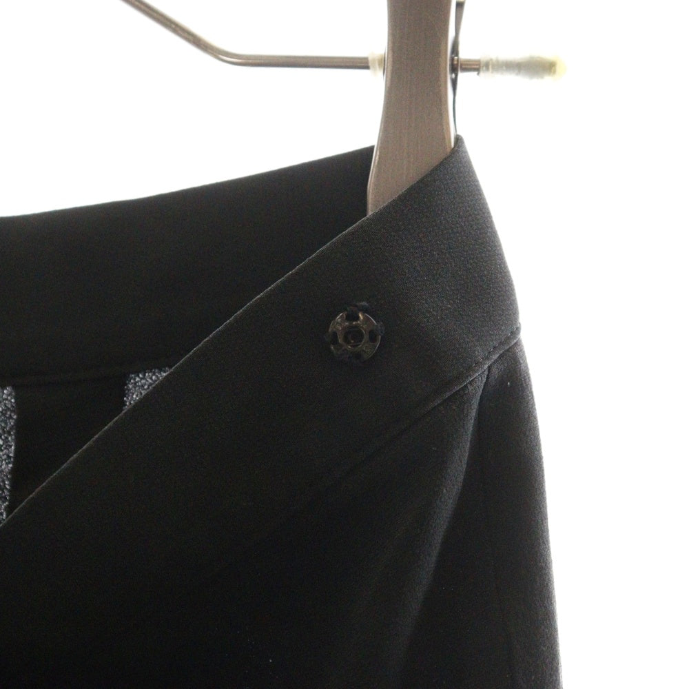 Yohji Yamamoto FEMME(ヨウジヤマモトファム) 08SS シルクサルエルパンツ ブラック レディース FM-P03-408