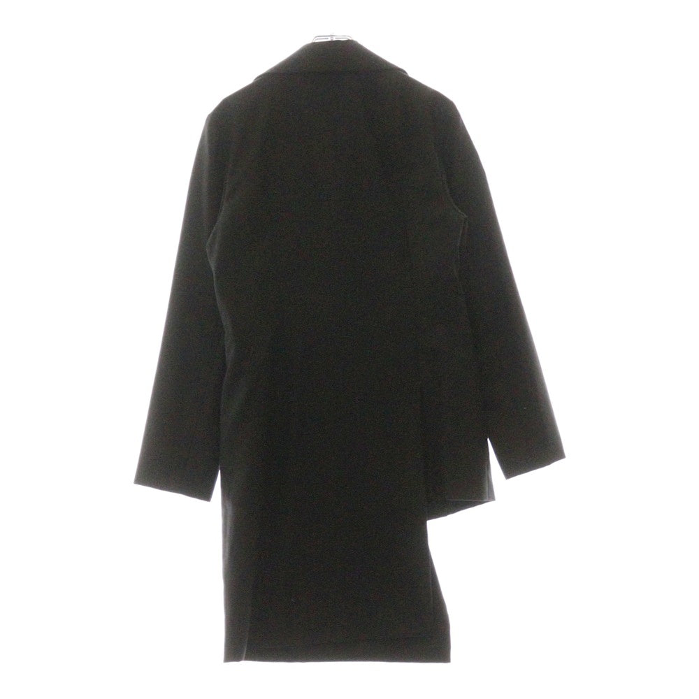 Ground Y(グラウンドワイ) 18AW ウール ギャバジン アシンメトリー テーラード ジャケット ブラック GV-J01-100