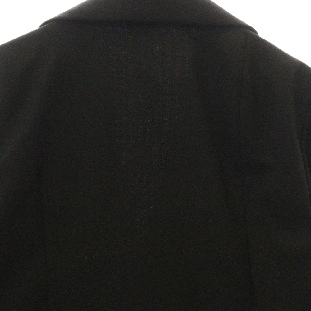 Ground Y(グラウンドワイ) 18AW ウール ギャバジン アシンメトリー テーラード ジャケット ブラック GV-J01-100
