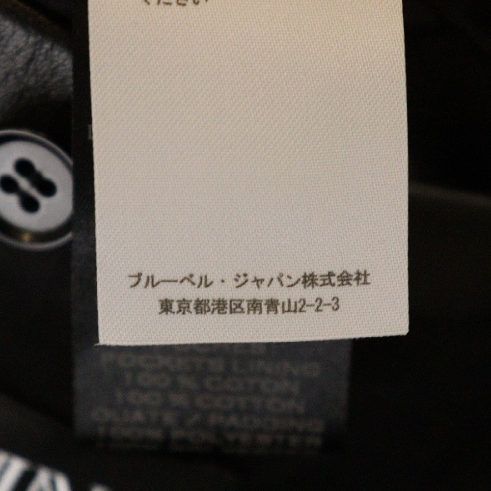 BALMAIN(バルマン) 17SS レースアップ レザー バイカー ジャケット ブラック S7H2011P01