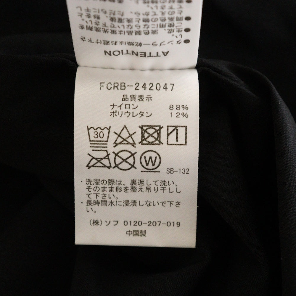 F.C.R.B./F.C.Real Bristol/FCRB(エフシーアールビー/エフシーレアルブリストル) 24AW TEAM PACKABLE BLAZER チーム パッカブルブレザー テーラードジャケット ブラック FCRB-242047