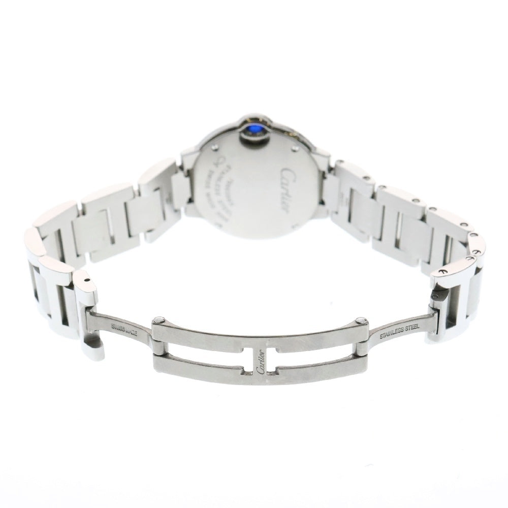 Cartier(カルティエ) バロン ブルー ドゥ カルティエ ウォッチ 腕時計 28mm クォーツムーブメント スティール SM シルバー レディース W69010Z4