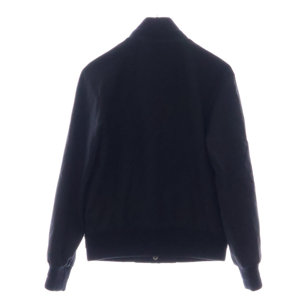 SAINT LAURENT PARIS(サンローランパリ) RAGLAN JACKET ポケット装飾 フロントスナップ ウール ラグランジャケット ブルゾン ブラック レディース 507526 Y239W