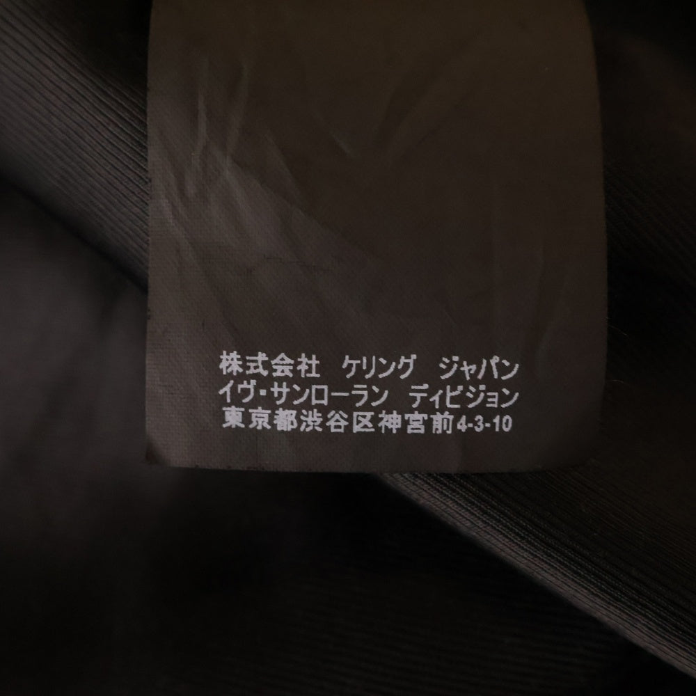 SAINT LAURENT PARIS(サンローランパリ) RAGLAN JACKET ポケット装飾 フロントスナップ ウール ラグランジャケット ブルゾン ブラック レディース 507526 Y239W
