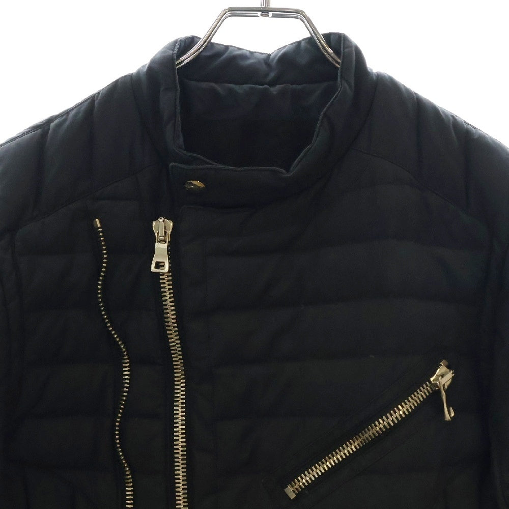 BALMAIN(バルマン) 15AW BIKER DOWN バイカー ダウンジャケット ネイビー W5HT843B923
