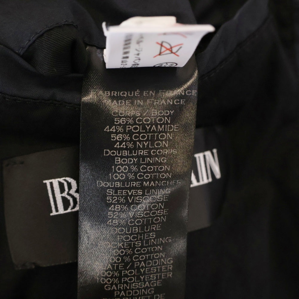 BALMAIN(バルマン) 15AW BIKER DOWN バイカー ダウンジャケット ネイビー W5HT843B923