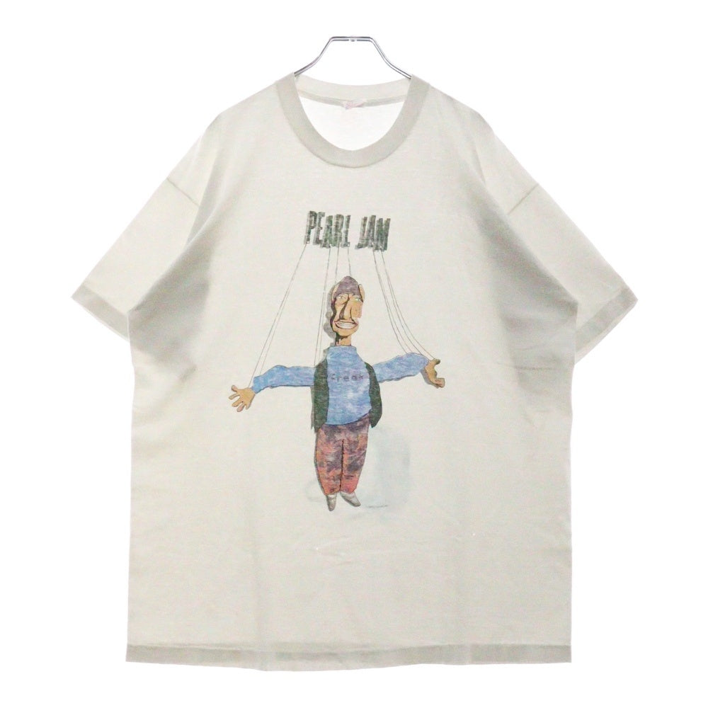 VINTAGE(ヴィンテージ) 90S VINTAGE PEARL JAM FREAK パールジャム フリーク ヴィンテージ 両面プリント半袖Tシャツ カットソー ホワイト