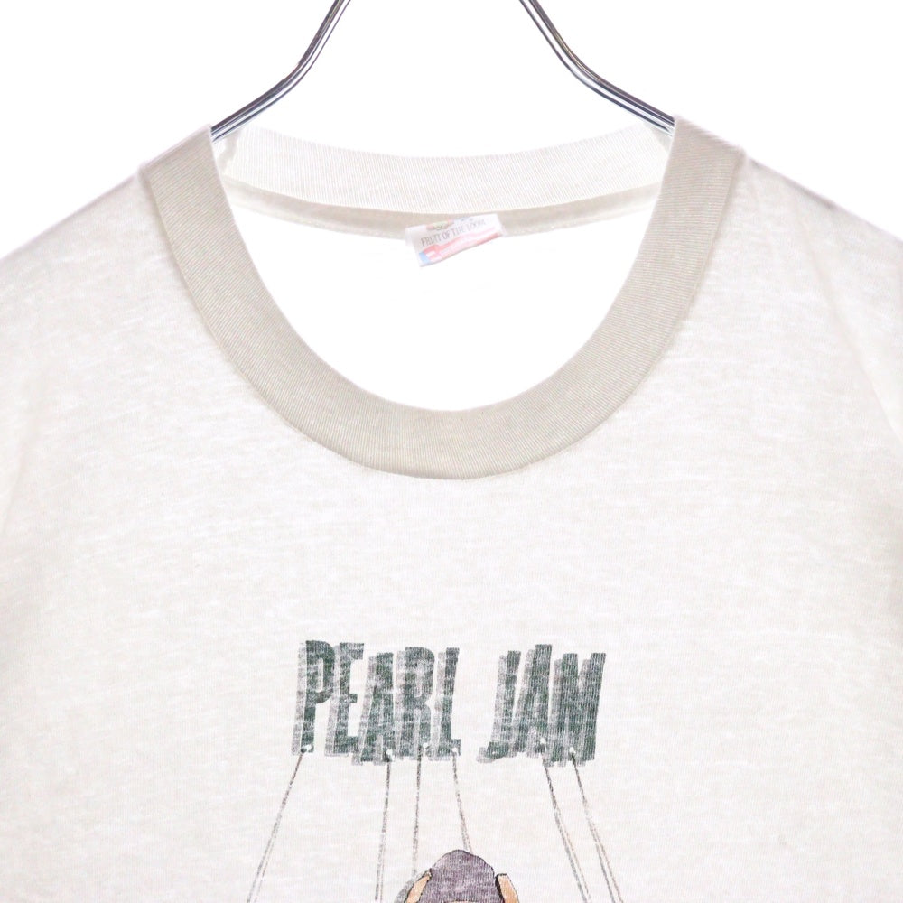 VINTAGE(ヴィンテージ) 90S VINTAGE PEARL JAM FREAK パールジャム フリーク ヴィンテージ 両面プリント半袖Tシャツ カットソー ホワイト