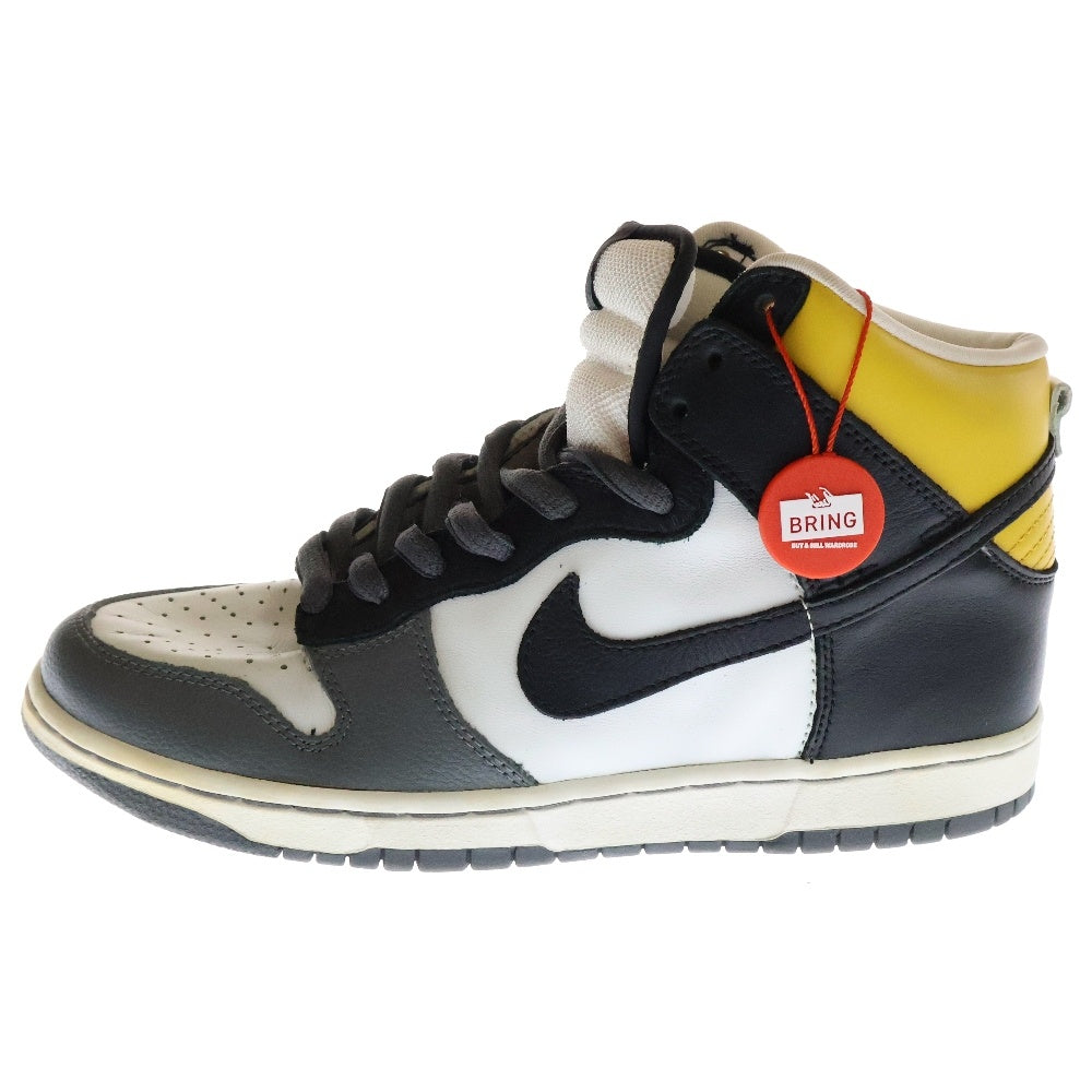 NIKE SB(ナイキエスビー) 【観賞用 2004年製】 SBダンク ダニエルシミズ ハイカットスニーカー ブラック/グレー/イエロー US9/27cm 305050-101