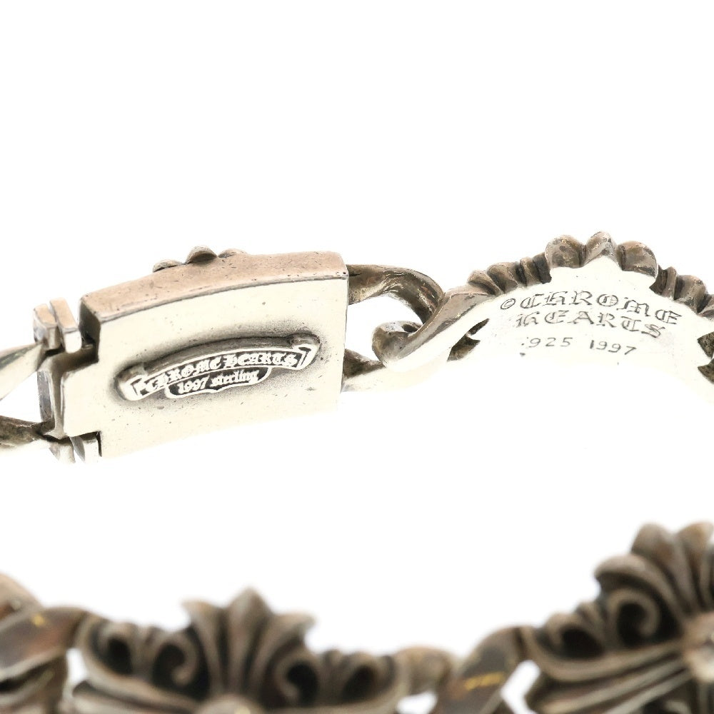 CHROME HEARTS(クロムハーツ) KEEPER LINK キーパーリンク シルバーブレスレット 5LINK BCA400