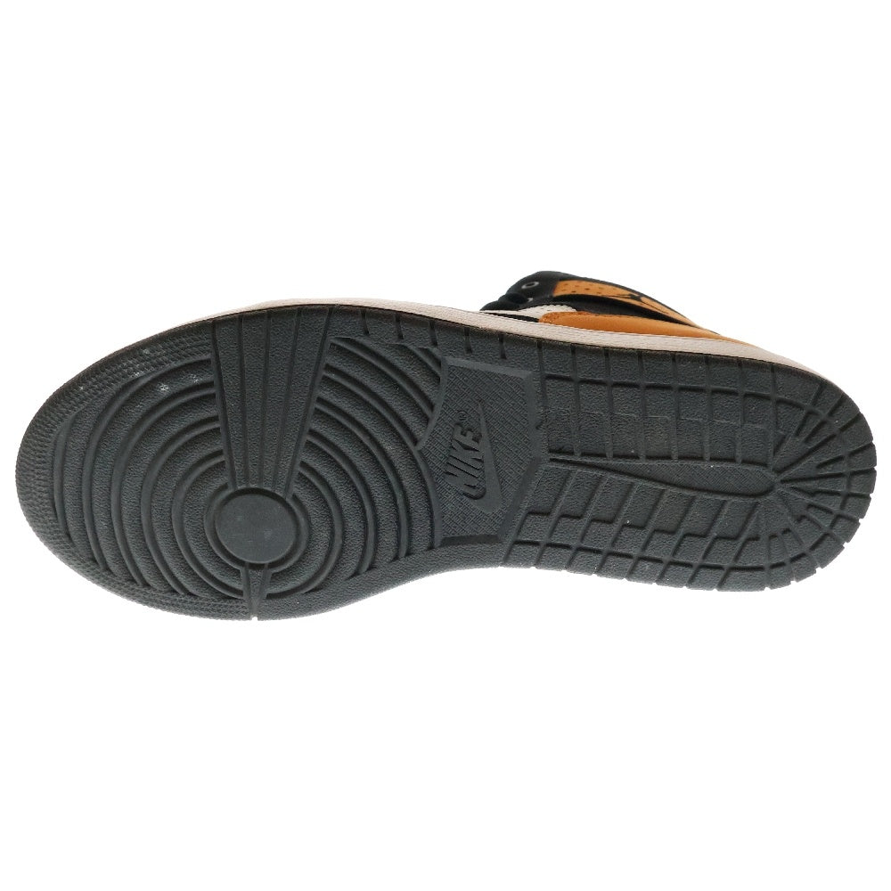NIKE(ナイキ) JORDAN ACCESS ジョーダン アクセス ミッドカットスニーカー ブラック/ホワイト/オレンジ US9/27.0cm AR3762-008