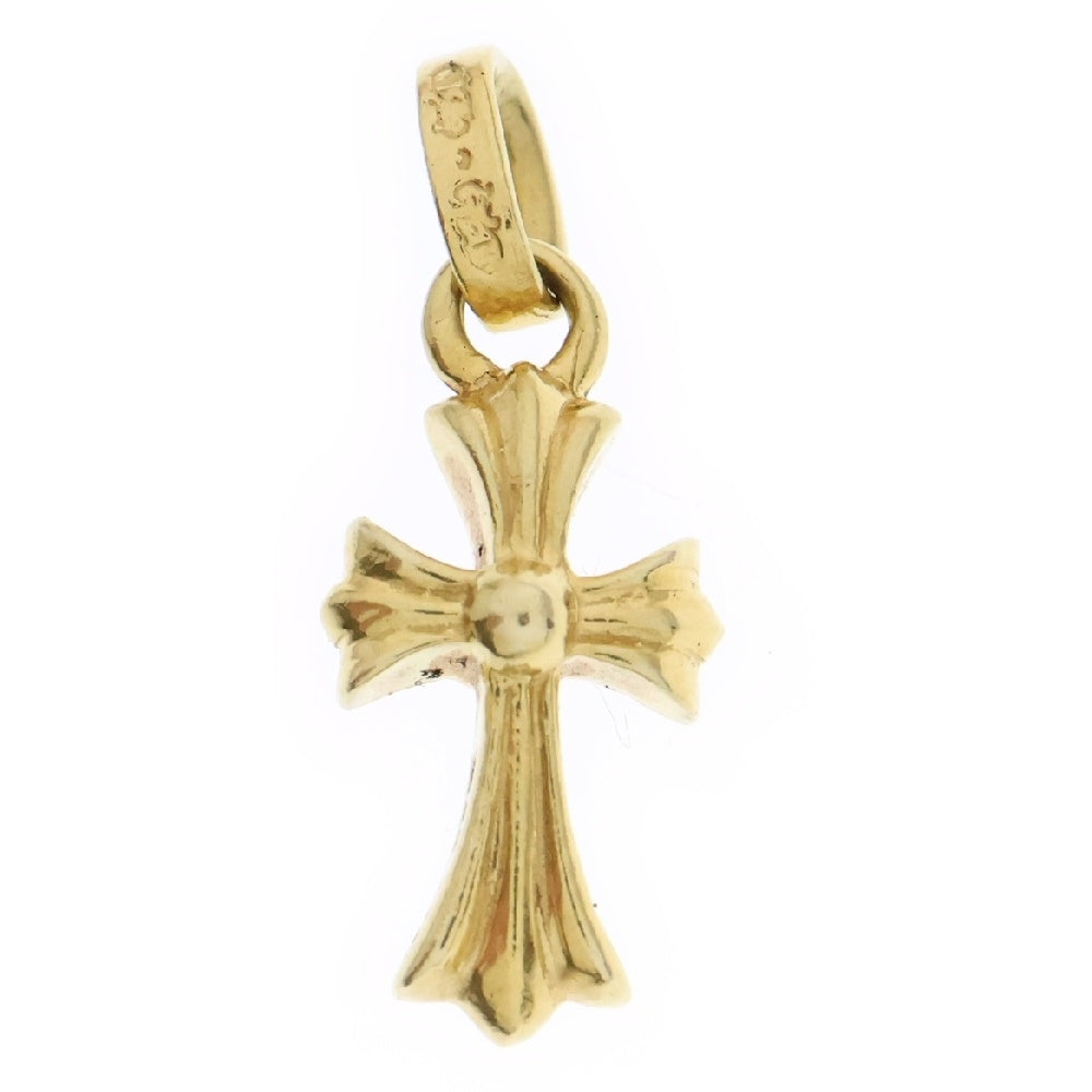 CHROME HEARTS(クロムハーツ) 22K CRS BBYFAT ベイビーファットクロス ペンダントトップ ゴールド BCA037