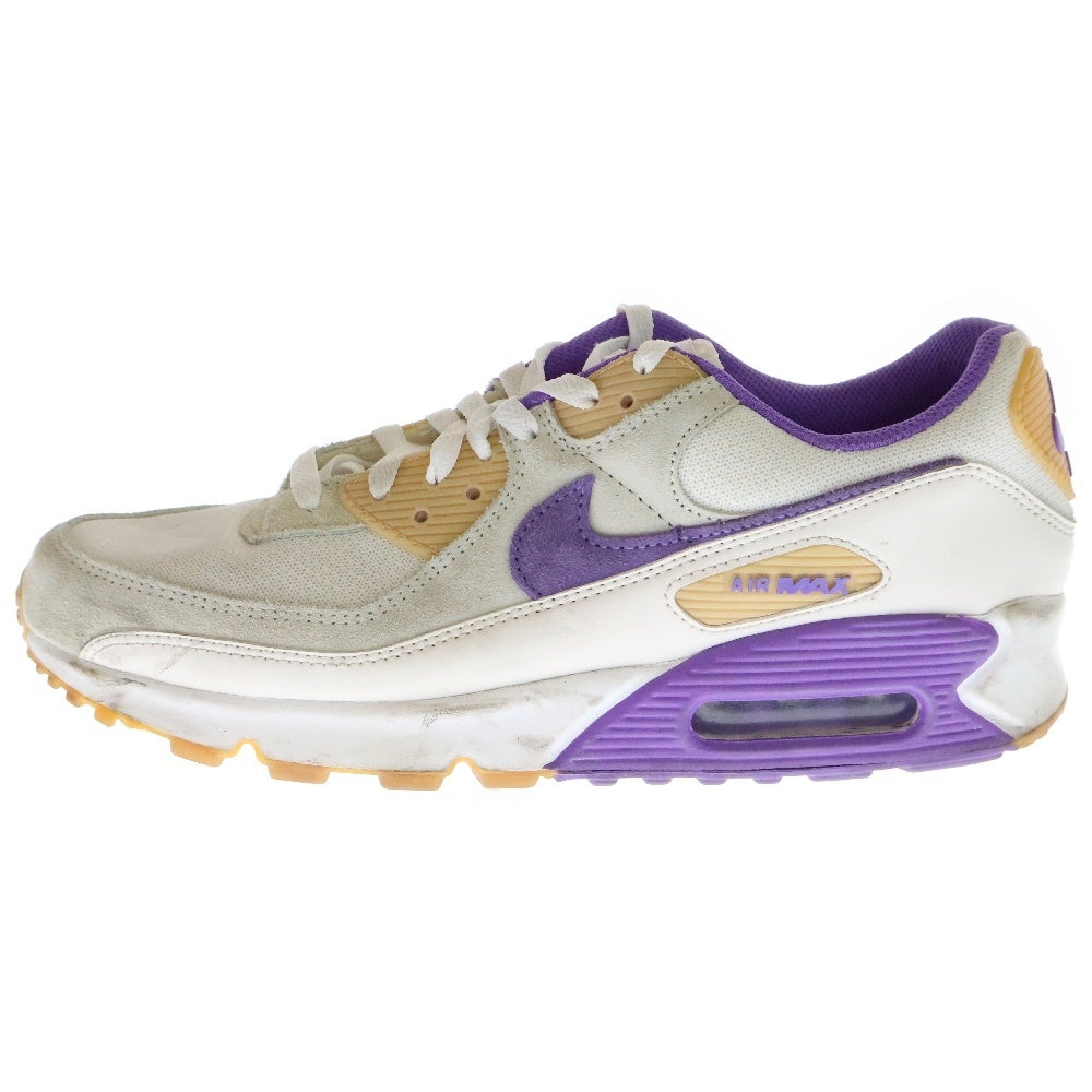 NIKE(ナイキ) AIR MAX 90 エアマックス90 ローカットスニーカー ホワイト/パープル US10/28.0cm DM0029-102