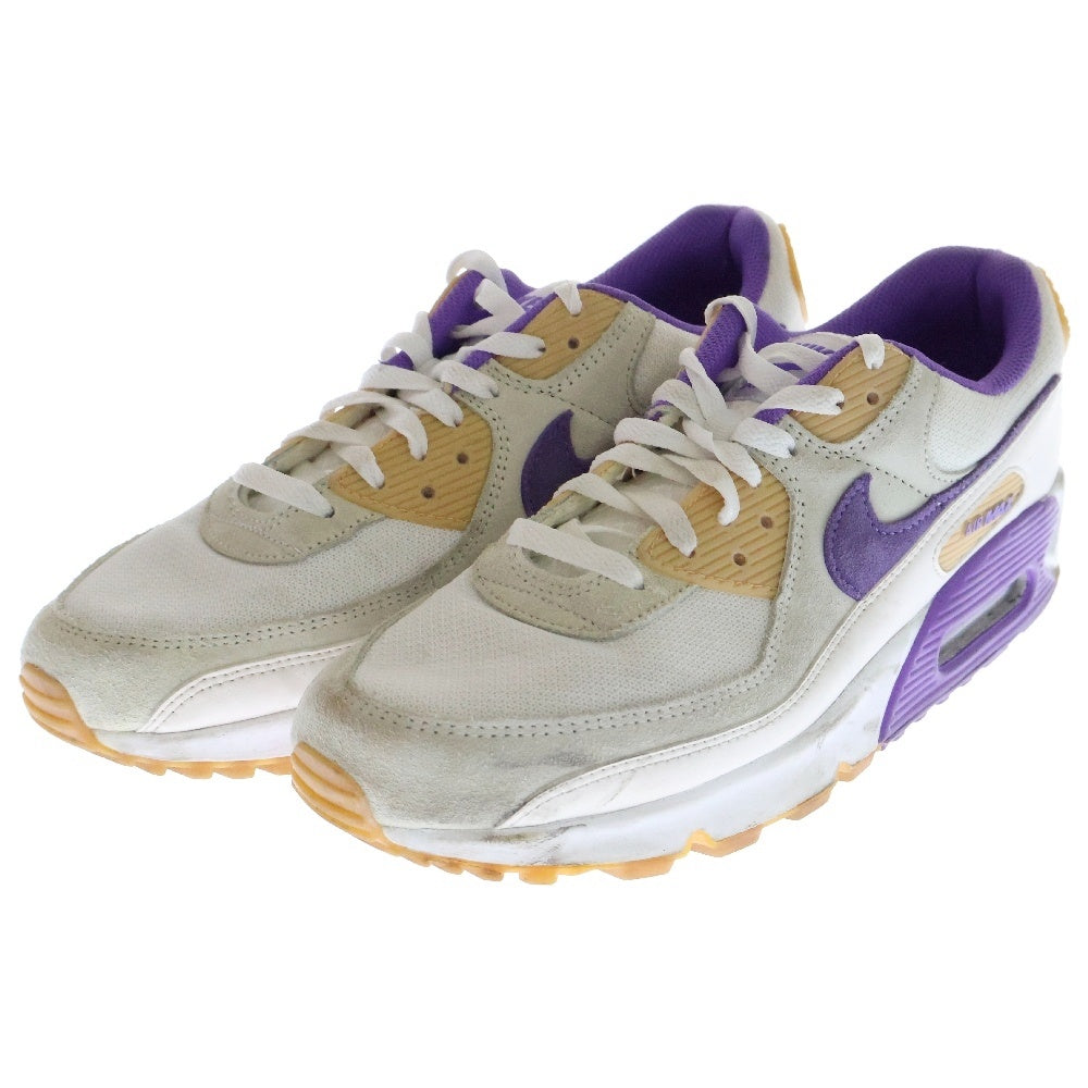 NIKE(ナイキ) AIR MAX 90 エアマックス90 ローカットスニーカー ホワイト/パープル US10/28.0cm DM0029-102