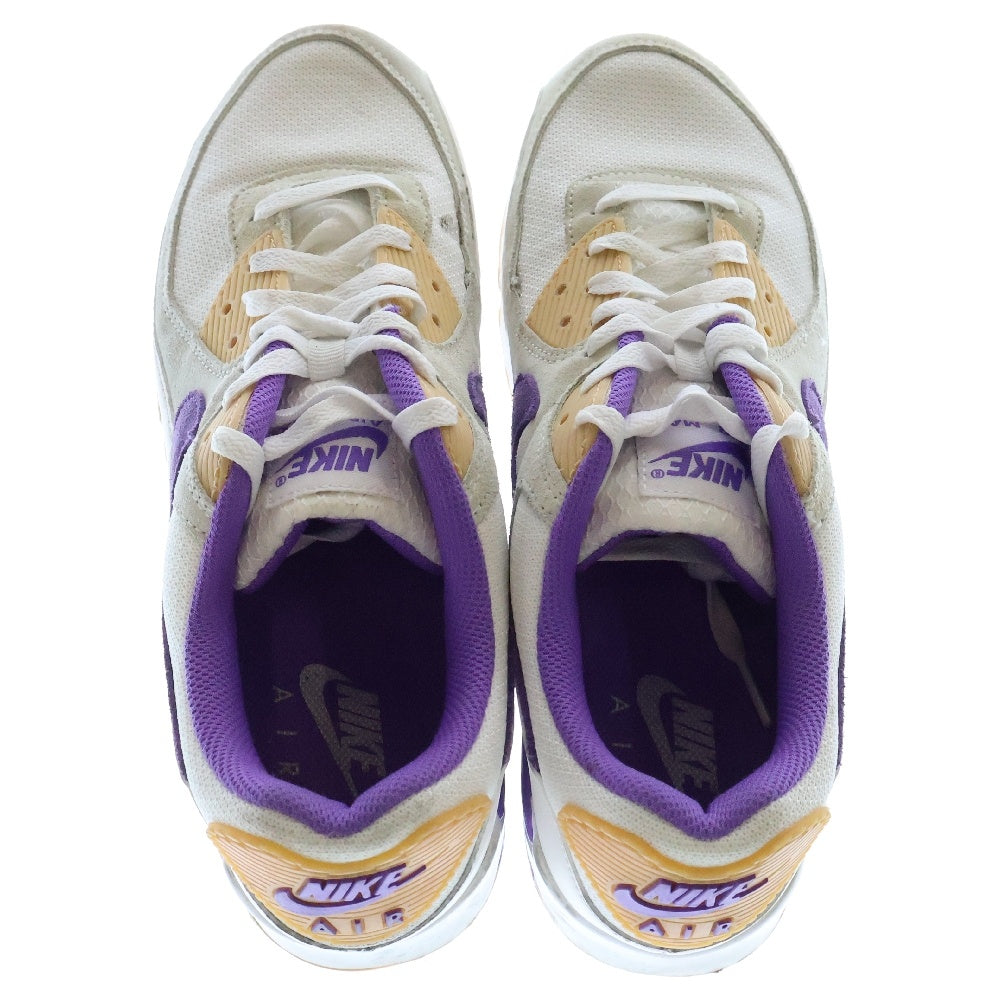 NIKE(ナイキ) AIR MAX 90 エアマックス90 ローカットスニーカー ホワイト/パープル US10/28.0cm DM0029-102