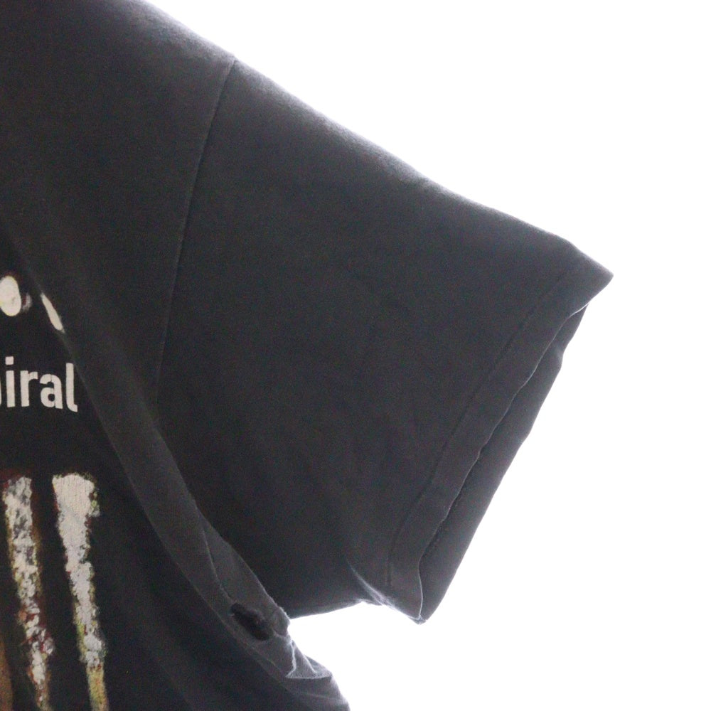 VINTAGE(ヴィンテージ) 90s NINE INCH NAILS THE DOWNWARD SPIRAL ALL SPORTタグ ヴィンテージ ナインインチネイルズ ダウンワードスパイラル プリント半袖Tシャツ ブラック