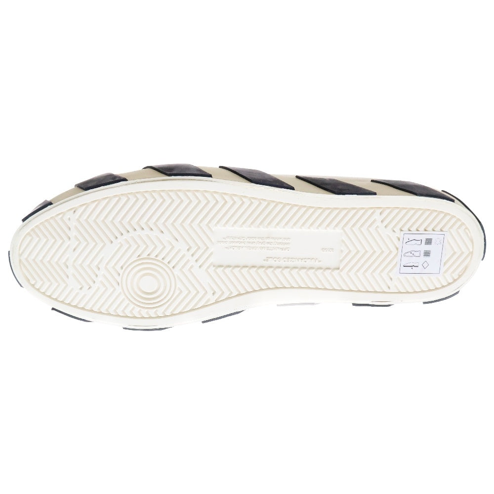 OFF-WHITE(オフホワイト) VULCANISED STRIPED HI TOP バルカナイズド ストライプ ハイトップ ハイカットスニーカー ホワイト OMIA110R19C210350128