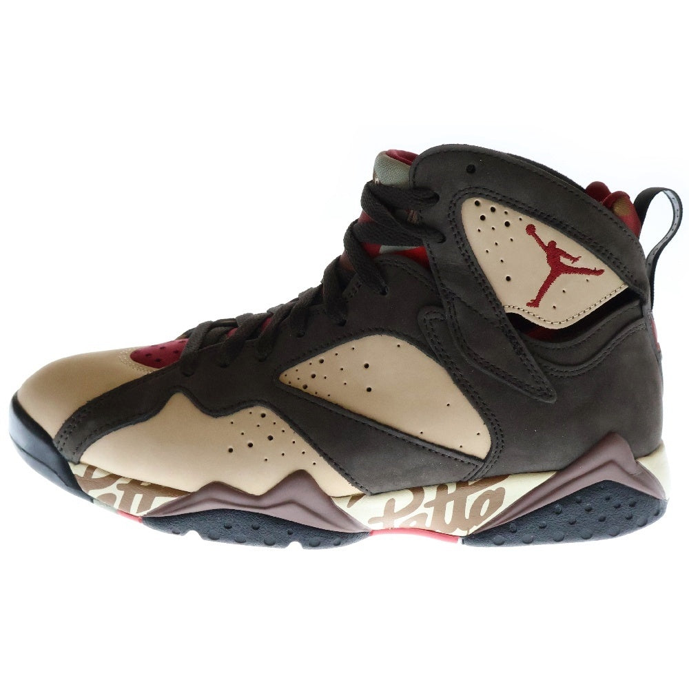 NIKE(ナイキ) ×PATTA AIR JORDAN 7 OG BROWN パタ エアジョーダン 7 ブラウン ハイカットスニーカー US9.5/27.5cm AT3375-200