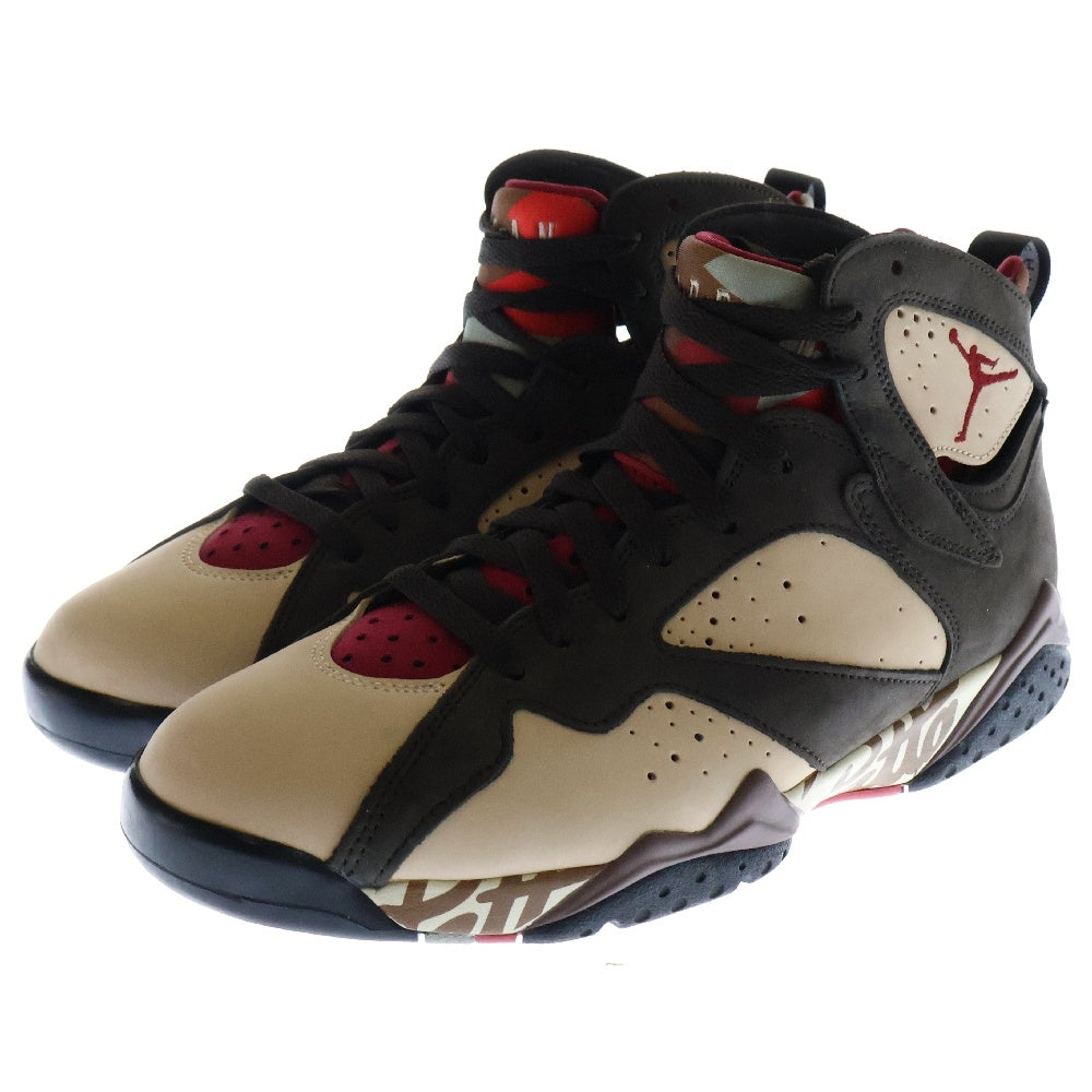 NIKE(ナイキ) ×PATTA AIR JORDAN 7 OG BROWN パタ エアジョーダン 7 ブラウン ハイカットスニーカー US9.5/27.5cm AT3375-200