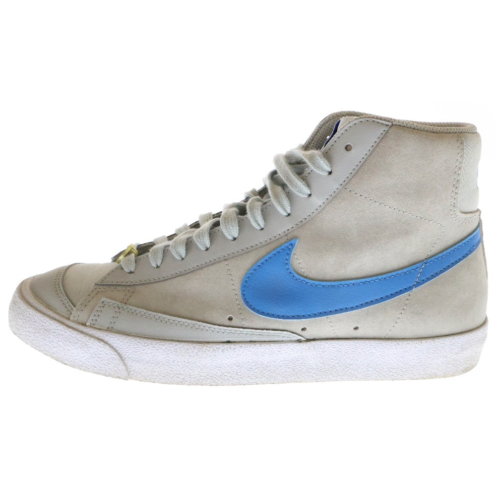 NIKE(ナイキ) BLAZER MID 77 NRG EMB CONEY ISLAND ブレイザー コニーアイランド ミッドカットスニーカー グレー/ライトブルー US9.5/27.5cm CV8927-001