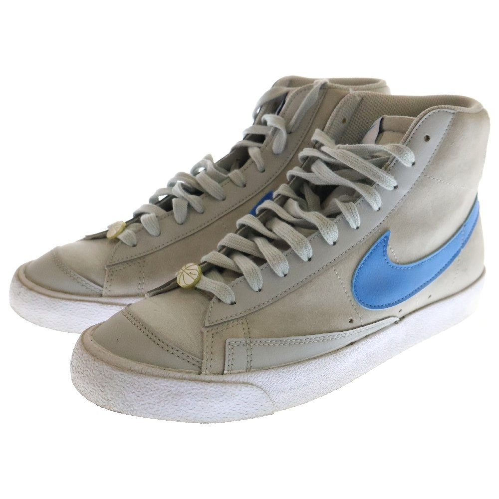 NIKE(ナイキ) BLAZER MID 77 NRG EMB CONEY ISLAND ブレイザー コニーアイランド ミッドカットスニーカー グレー/ライトブルー US9.5/27.5cm CV8927-001