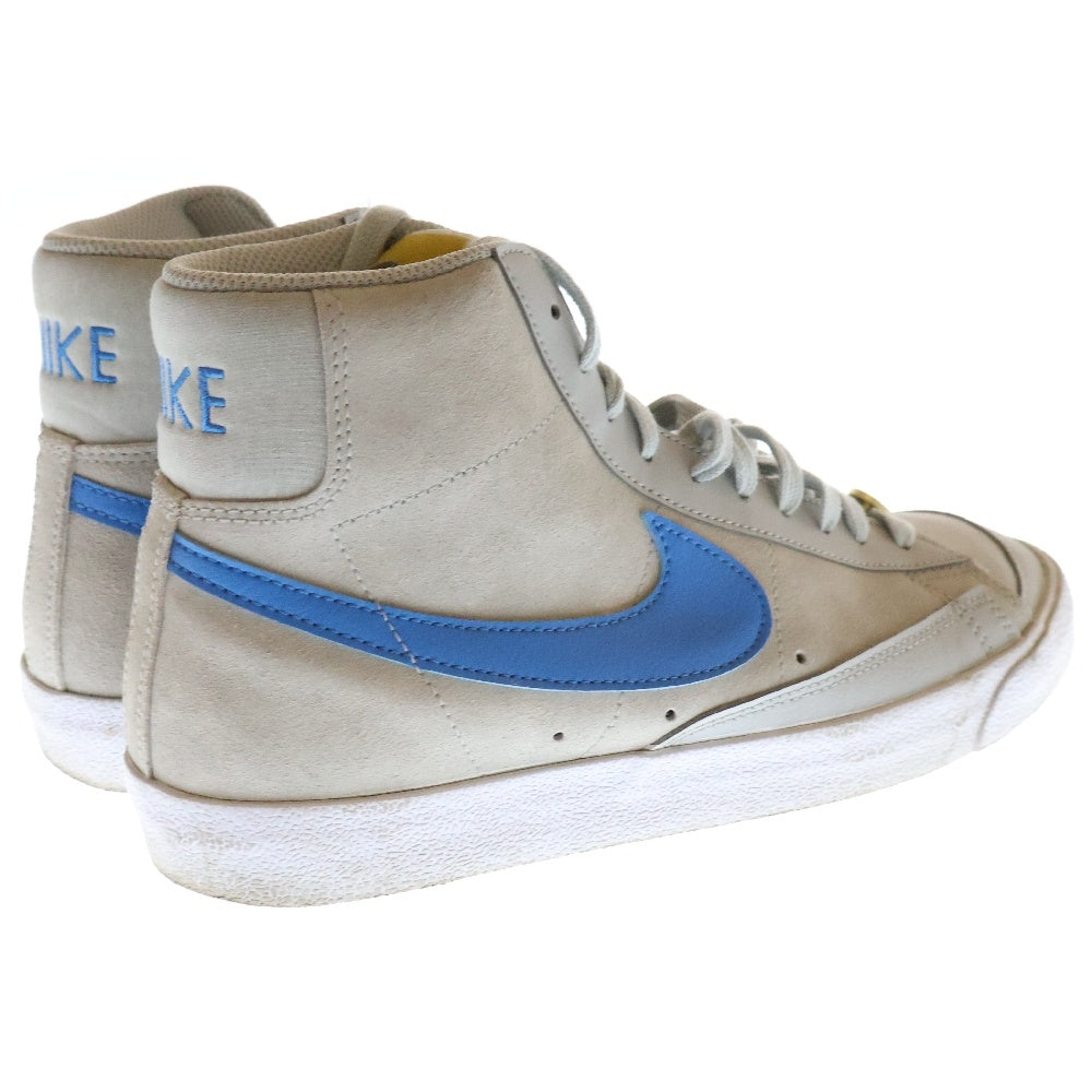 NIKE(ナイキ) BLAZER MID 77 NRG EMB CONEY ISLAND ブレイザー コニーアイランド ミッドカットスニーカー グレー/ライトブルー US9.5/27.5cm CV8927-001