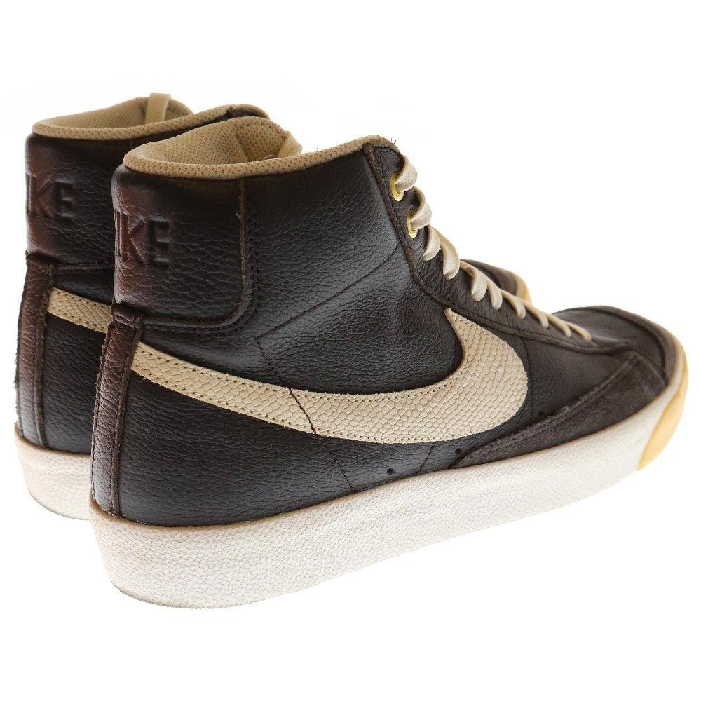 NIKE(ナイキ) BLAZER MID 77 Orewood Brown ブレイザー オリバーウッド ミッドカットスニーカー ブラウン US9.5/27.5cm DC1706-200