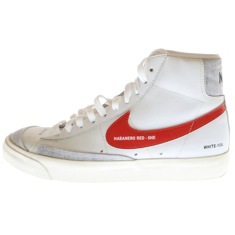 NIKE(ナイキ) WMNS BLAZER MID 77 ウィメンズ ブレイザー ミッドカットスニーカー ホワイト US10/27.0cm DA2142-146