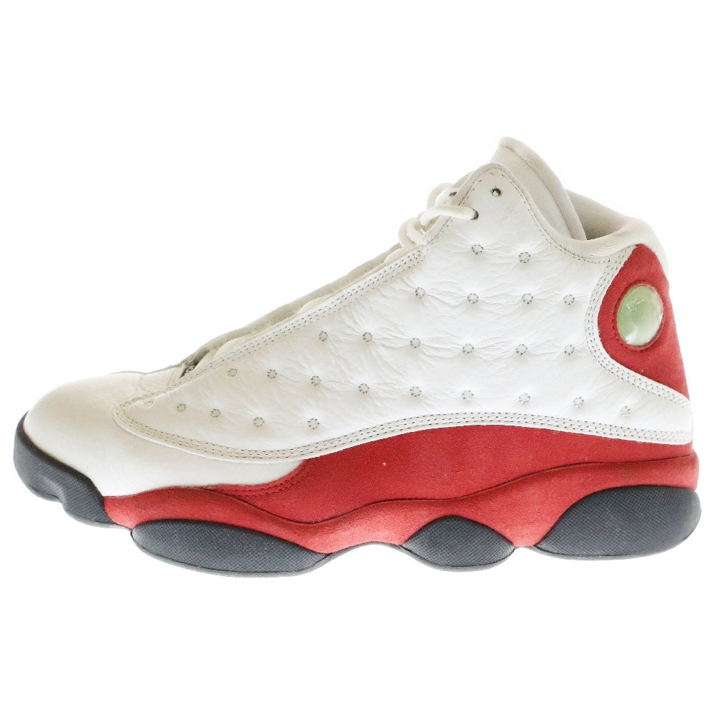 NIKE(ナイキ) AIR JORDAN 13 RETRO OG Chicago エアジョーダン13 レトロ シカゴ ハイカットスニーカー ホワイト/レッド US9.5/27.5cm 414571-122