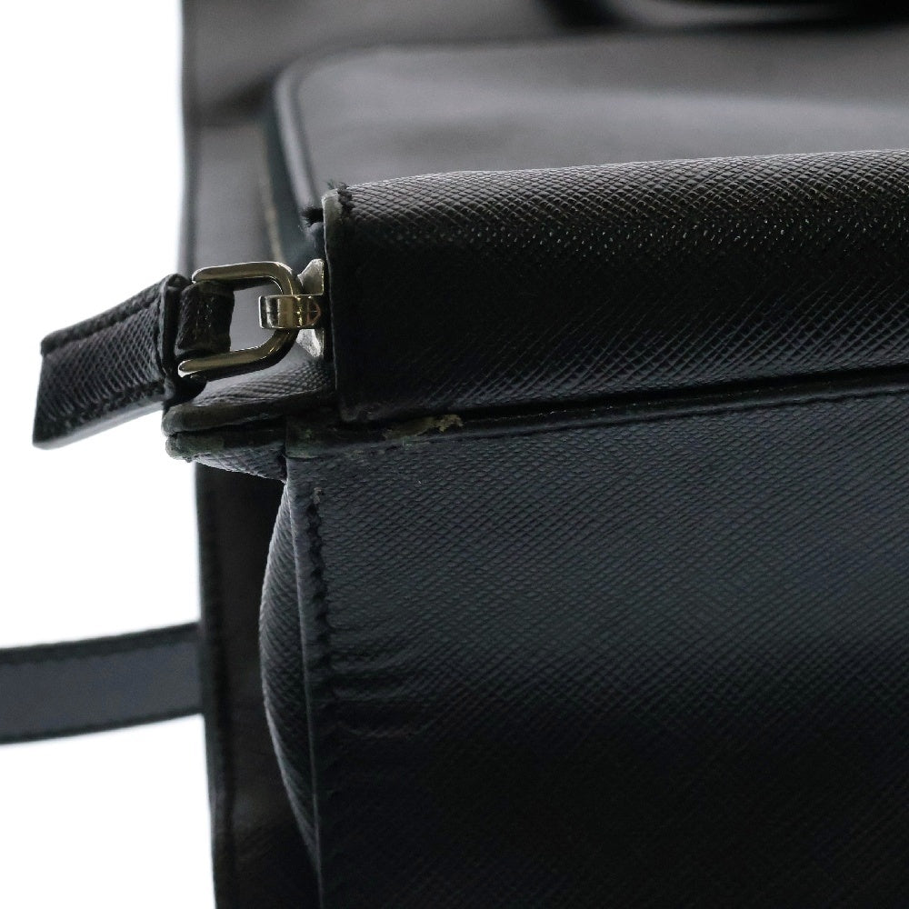 PRADA(プラダ) SAFFIANO TRAVEL サフィアーノ レザー トラベル 2WAYハンドバッグ ショルダーバッグ ブラック VR0062