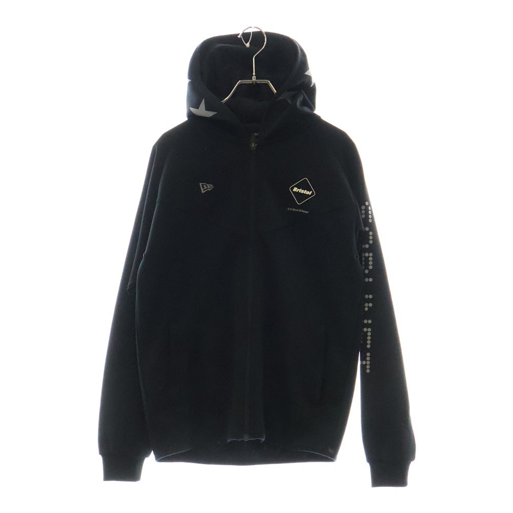 F.C.R.B./F.C.Real Bristol/FCRB(エフシーアールビー/エフシーレアルブリストル) 20SS ×NEW ERA WARM UP JACKET ニューエラ100th ウォームアップ ジャージジャケット ブラック 12579609