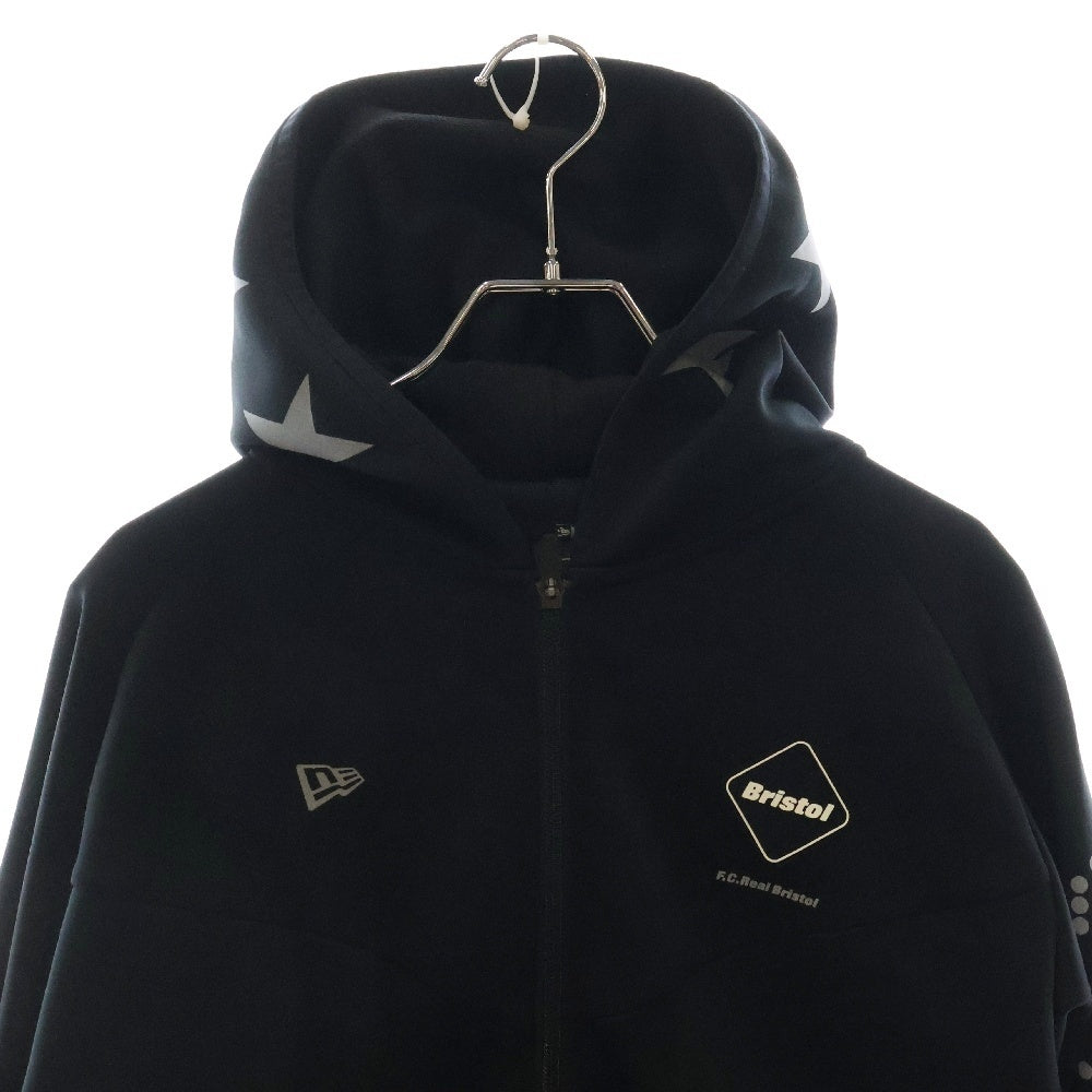 F.C.R.B./F.C.Real Bristol/FCRB(エフシーアールビー/エフシーレアルブリストル) 20SS ×NEW ERA WARM UP JACKET ニューエラ100th ウォームアップ ジャージジャケット ブラック 12579609