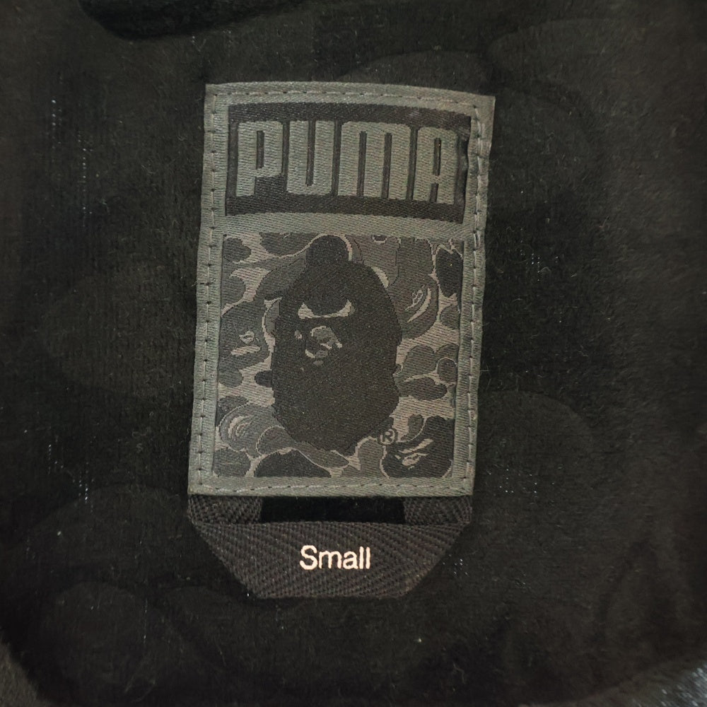 PUMA(プーマ) ×A BATHING APE T-7 Track Jacket Black Camo アベイシングエイプ ブラックカモ フロントロゴパッチ トラックジャケット ブラック 569622
