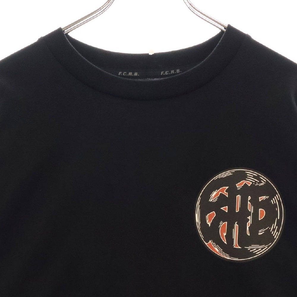 F.C.R.B./F.C.Real Bristol/FCRB(エフシーアールビー/エフシーレアルブリストル) 22AW SNEAKERWOLF L/S TEAM BAGGY TEE スニーカーウルフ バギーシルエット クルーネック 長袖Tシャツ カットソー ブラック FCRB-222128