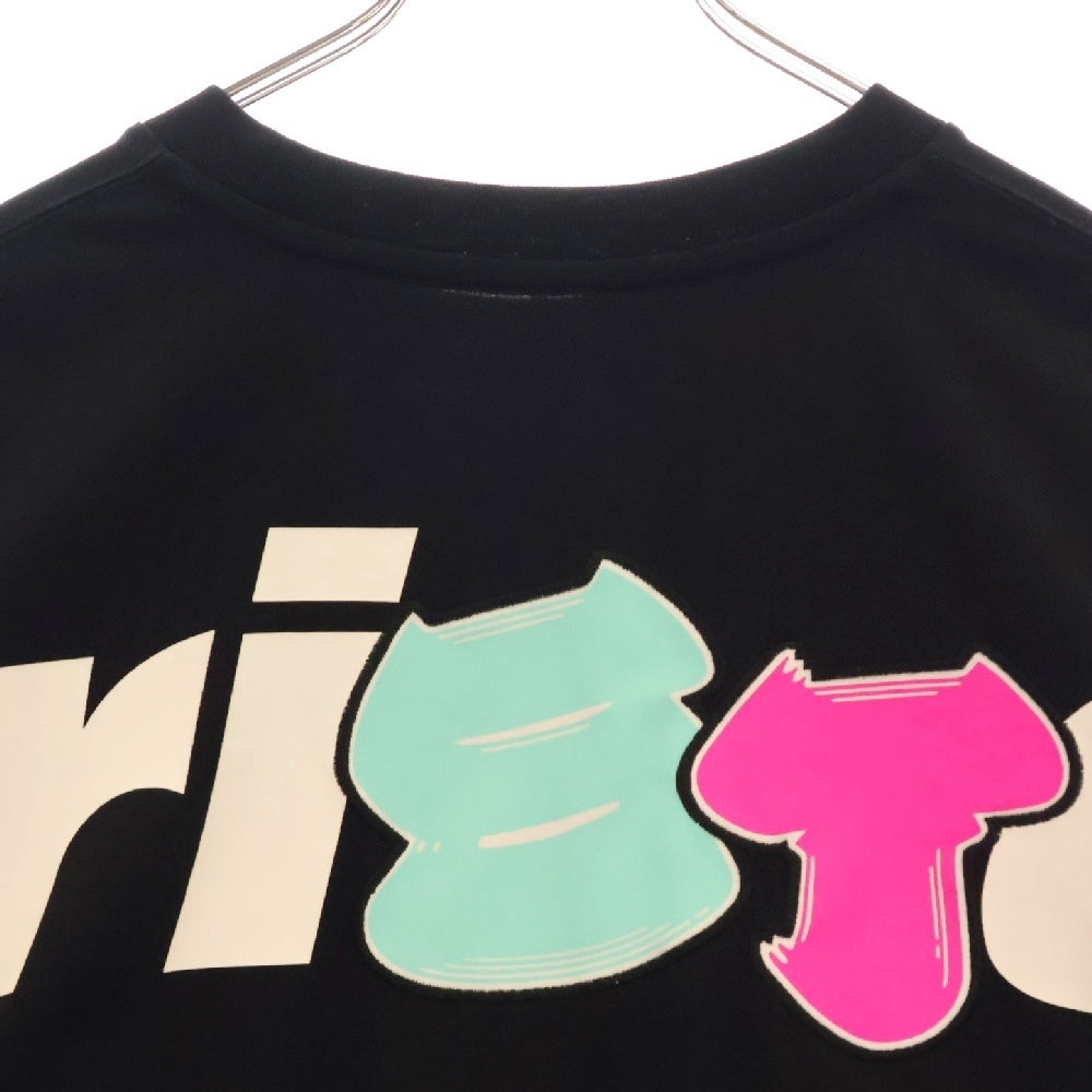 F.C.R.B./F.C.Real Bristol/FCRB(エフシーアールビー/エフシーレアルブリストル) 22AW SNEAKERWOLF L/S TEAM BAGGY TEE スニーカーウルフ バギーシルエット クルーネック 長袖Tシャツ カットソー ブラック FCRB-222128