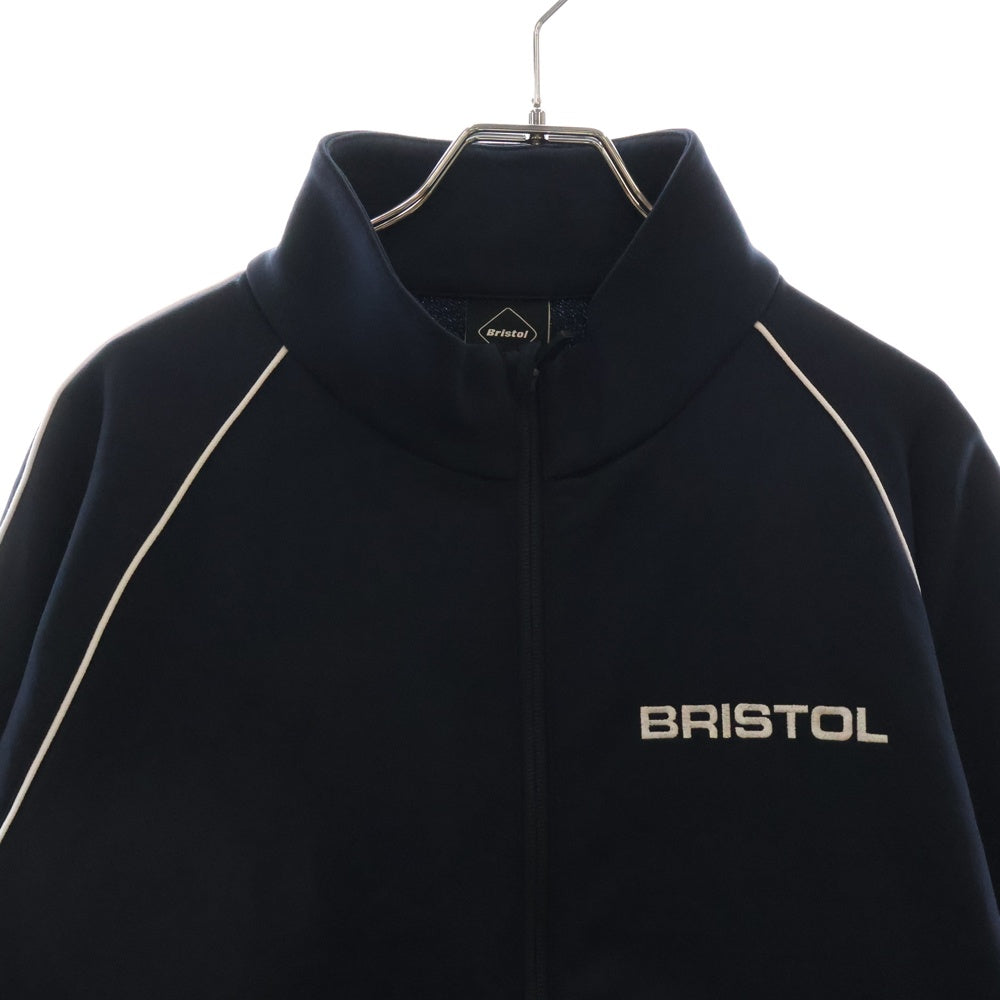 F.C.R.B./F.C.Real Bristol/FCRB(エフシーアールビー/エフシーレアルブリストル) 24AW CLASSIC TRACK JACKET ロゴ刺繍 クラシック トラックジャケット ネイビー FCRB-242029